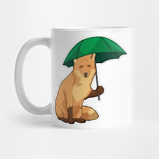 Fox with Umbrella Mug